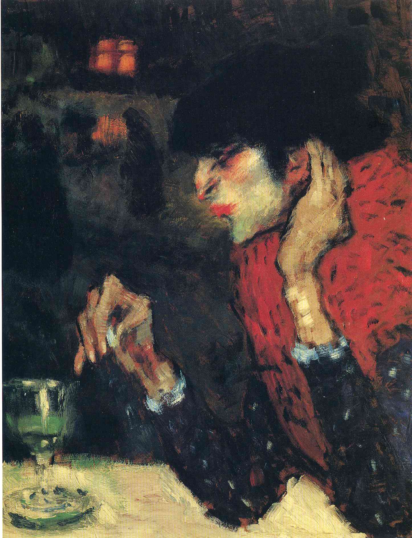 Picasso The absinthe drinker 1901